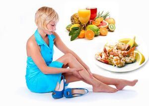 Proper diet in the treatment of varicose veins
